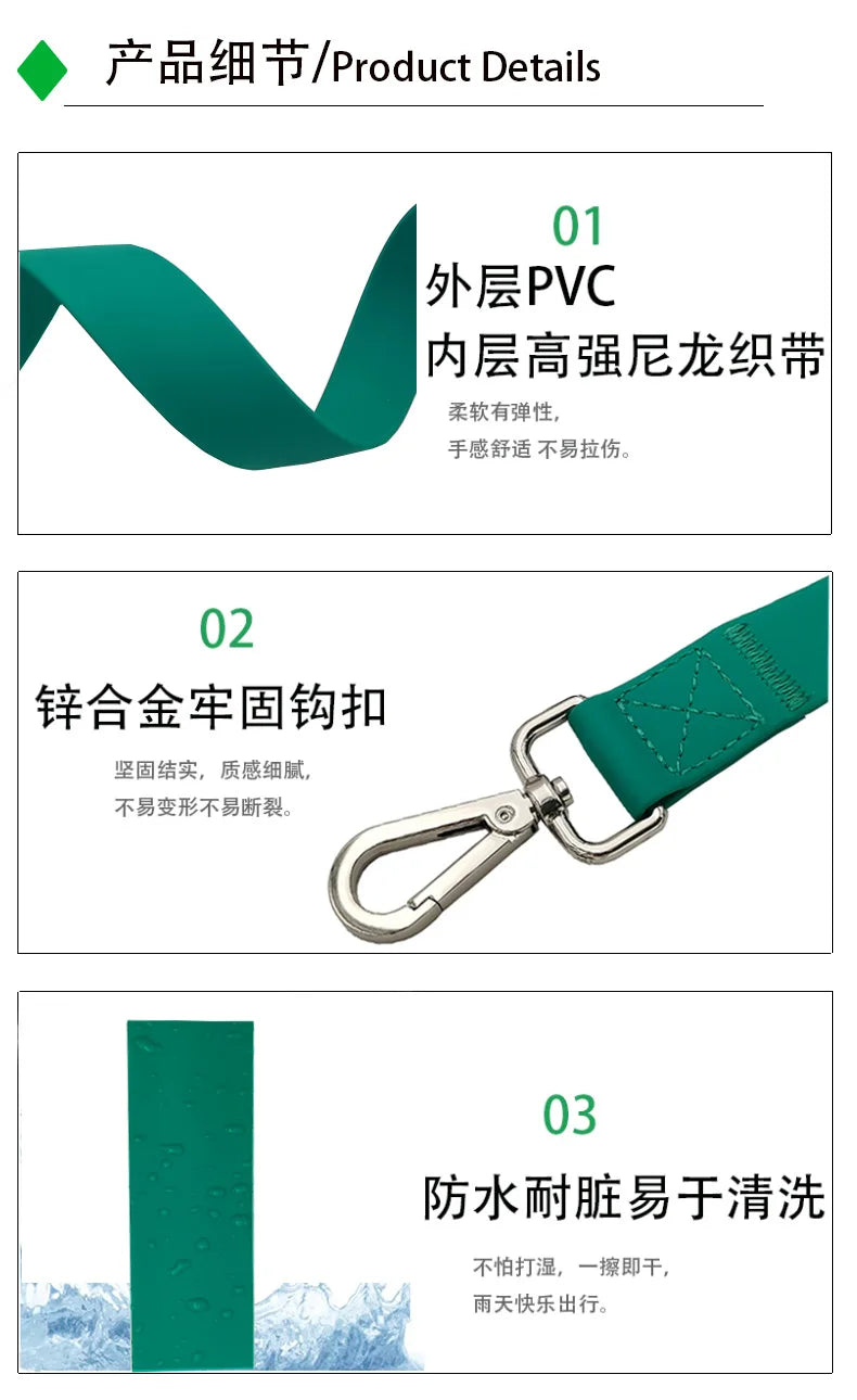 Pet Dog Leash Silicone PVC Towing Rope Collar Purple Wrapped Adhesive Ribbon Waterproof Easy To Clean Dog Towing Rope Supplies